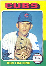 1975 Topps Baseball Cards      436     Ken Frailing